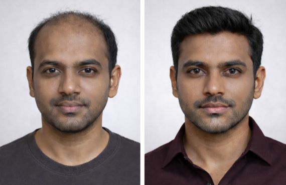 High Density Hair Transplant Results in Pollachi