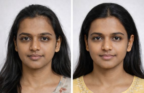 Hair Line Correction Before and After Results in Coimbatore